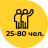 Большая, от 26 до 80 человек